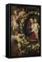 Detail Aus 'Madonna Im Blumenkranz': Linke Seite Des Gemaeldes-Peter Paul Rubens-Framed Stretched Canvas