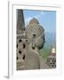 Detail, Buddhist Temple, Borobudur, UNESCO World Heritage Site, Java, Indonesia, Southeast Asia-Harding Robert-Framed Photographic Print