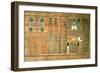 Detail Depicting the Deceased and His Ba, circa 1250 (Painted Papyrus)-null-Framed Giclee Print