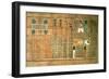 Detail Depicting the Deceased and His Ba, circa 1250 (Painted Papyrus)-null-Framed Giclee Print