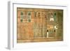 Detail Depicting the Deceased and His Ba, circa 1250 (Painted Papyrus)-null-Framed Giclee Print