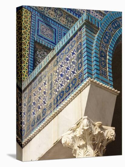 Detail, Dome of the Rock, Jerusalem, Israel, Middle East-Michael DeFreitas-Stretched Canvas