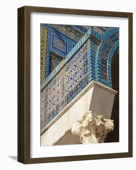 Detail, Dome of the Rock, Jerusalem, Israel, Middle East-Michael DeFreitas-Framed Photographic Print
