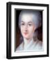 Detail Du Portrait of Olympe De Gouges (Detail) (Marie Gouze, Dite Olympe De Gouges, 1748-1793) Par-Alexandre Kucharski-Framed Giclee Print