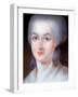 Detail Du Portrait of Olympe De Gouges (Detail) (Marie Gouze, Dite Olympe De Gouges, 1748-1793) Par-Alexandre Kucharski-Framed Giclee Print