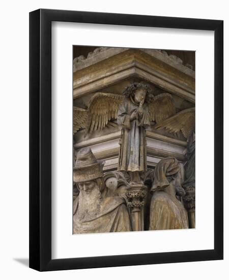 Detail from 15th Century Sculptures-Clement Massier-Framed Giclee Print