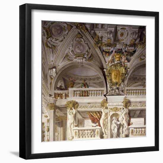 Detail from 1636 Frescoes-Angelo Michele Colonna-Framed Giclee Print