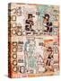 Detail from a Mayan Codex-null-Stretched Canvas