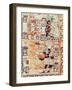 Detail from a Mayan Codex-null-Framed Giclee Print