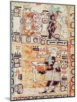 Detail from a Mayan Codex-null-Mounted Giclee Print