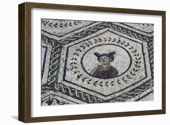 Detail from a Mosaic Dedicated to the Planetary Deities-null-Framed Giclee Print