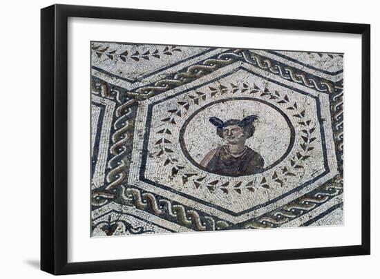 Detail from a Mosaic Dedicated to the Planetary Deities-null-Framed Giclee Print