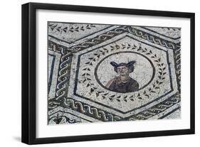 Detail from a Mosaic Dedicated to the Planetary Deities-null-Framed Giclee Print