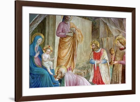 Detail from a Painting of the Adoration of the Magi-CM Dixon-Framed Giclee Print