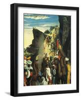 Detail from Adoration of the Magi Representing the Magi's Caravan-Andrea Palladio-Framed Giclee Print