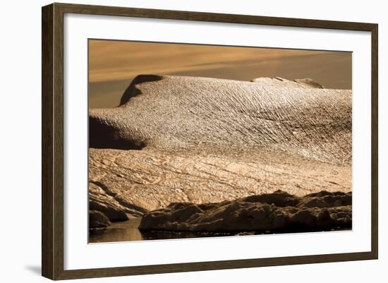 Detail from an Iceberg in Greenland-Françoise Gaujour-Framed Photographic Print