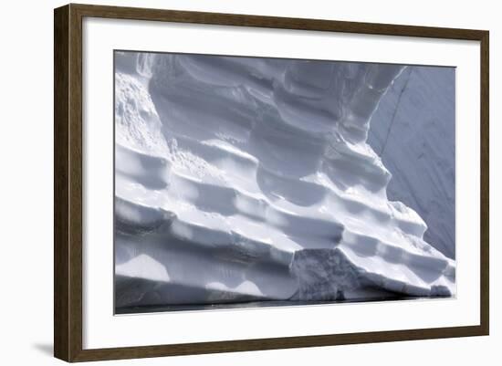 Detail from an Iceberg in Greenland-Françoise Gaujour-Framed Photographic Print