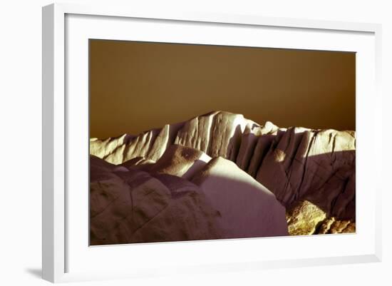 Detail from an Iceberg in Greenland-Françoise Gaujour-Framed Photographic Print