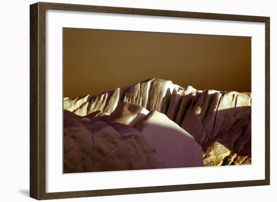 Detail from an Iceberg in Greenland-Françoise Gaujour-Framed Photographic Print