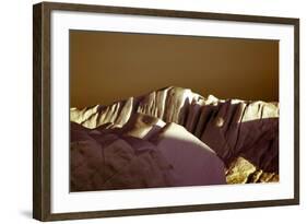 Detail from an Iceberg in Greenland-Françoise Gaujour-Framed Photographic Print