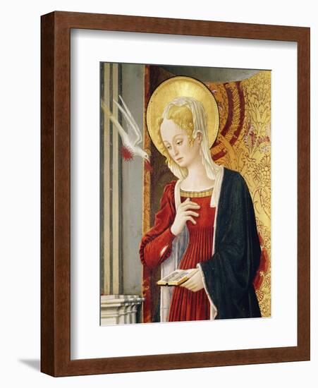 Detail from Annunciation with St Luke the Evangelist-Benedetto Bonfigli-Framed Giclee Print