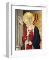 Detail from Annunciation with St Luke the Evangelist-Benedetto Bonfigli-Framed Giclee Print