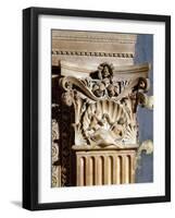 Detail from Audience Chamber Door Built in 15th Century-null-Framed Giclee Print