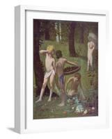 Detail from 'Autumn', 1871-Pierre Puvis de Chavannes-Framed Giclee Print