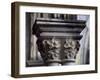 Detail from Capital on Convent of Order of Christ-null-Framed Giclee Print