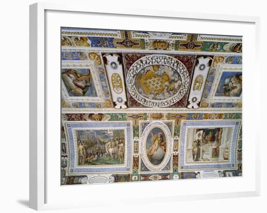 Detail from Ceiling of Hall of Farnesina Magnificence-Taddeo Zuccari-Framed Giclee Print