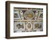 Detail from Ceiling of Hall of Farnesina Magnificence-Taddeo Zuccari-Framed Giclee Print