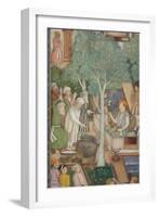 Detail from Emperor Jahangir with Holy Men in a Garden, C.1615-Abu'l Hasan-Framed Giclee Print