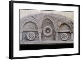 Detail from Entrance to Staffarda Abbey-null-Framed Giclee Print