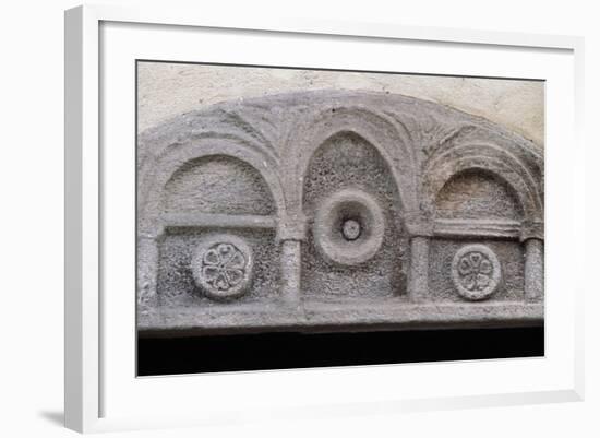 Detail from Entrance to Staffarda Abbey-null-Framed Giclee Print