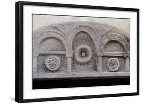 Detail from Entrance to Staffarda Abbey-null-Framed Giclee Print