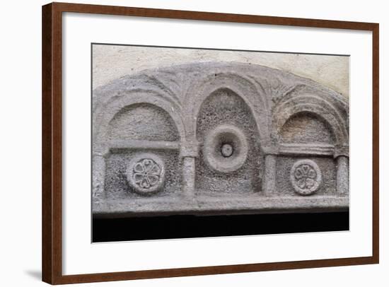 Detail from Entrance to Staffarda Abbey-null-Framed Giclee Print