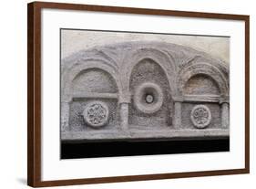 Detail from Entrance to Staffarda Abbey-null-Framed Giclee Print