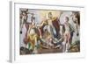 Detail from Fresco Apotheosis of Art of Drawing-Federico Zuccari-Framed Giclee Print