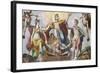 Detail from Fresco Apotheosis of Art of Drawing-Federico Zuccari-Framed Giclee Print