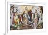 Detail from Fresco Apotheosis of Art of Drawing-Federico Zuccari-Framed Giclee Print