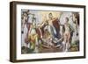 Detail from Fresco Apotheosis of Art of Drawing-Federico Zuccari-Framed Giclee Print