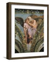 Detail from Fresco Cycle Stories of Cupid and Psyche, 1518-Raffaello Sanzio-Framed Giclee Print