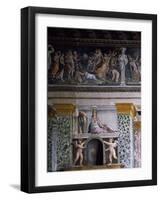 Detail from Fresco in Hall of Perspectives, 1518-1519-Baldassare Peruzzi-Framed Giclee Print