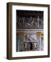 Detail from Fresco in Hall of Perspectives, 1518-1519-Baldassare Peruzzi-Framed Giclee Print