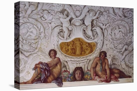 Detail from Fresco-Carlo Maratti-Stretched Canvas