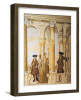 Detail from Fresco-Leone Ghezzi-Framed Giclee Print