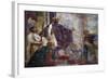 Detail from Frescoes on Facade of Palazzo Thiene-null-Framed Giclee Print