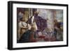 Detail from Frescoes on Facade of Palazzo Thiene-null-Framed Giclee Print