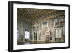 Detail from Frescoes-Domenico Ghirlandaio-Framed Giclee Print