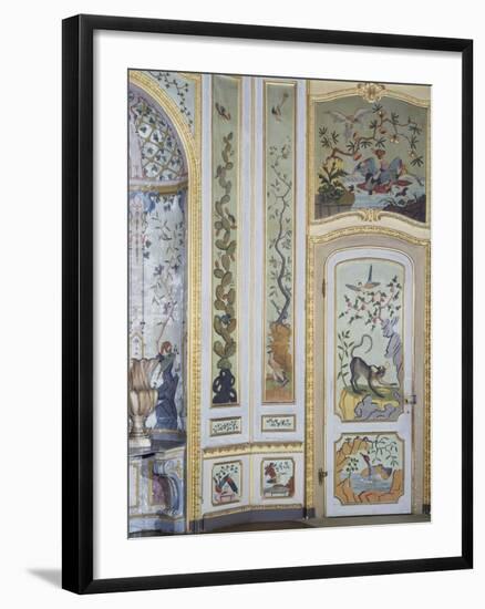 Detail from Games Room, Stupinigi's Little Hunting Palace-null-Framed Photographic Print